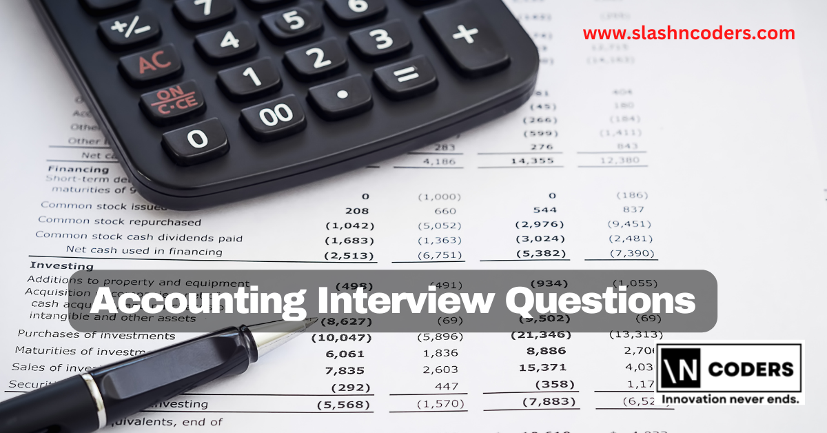 Accounting Interview Questions