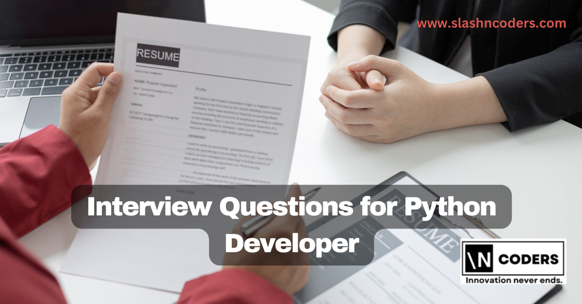 Interview Questions for Python Developer