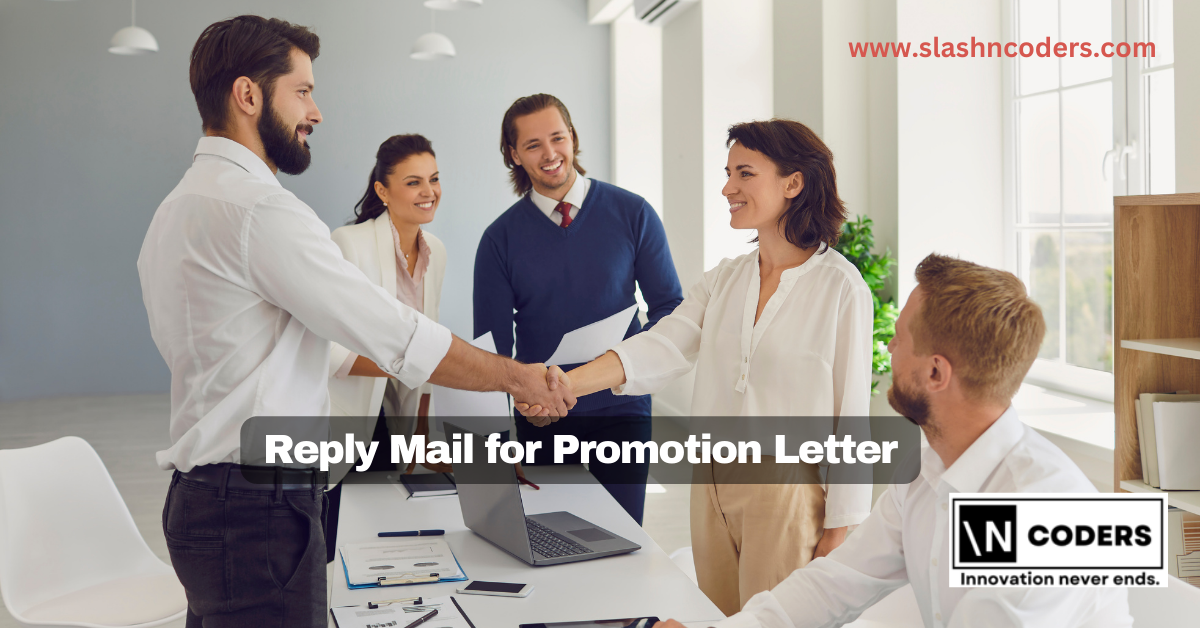 Reply Mail for Promotion Letter