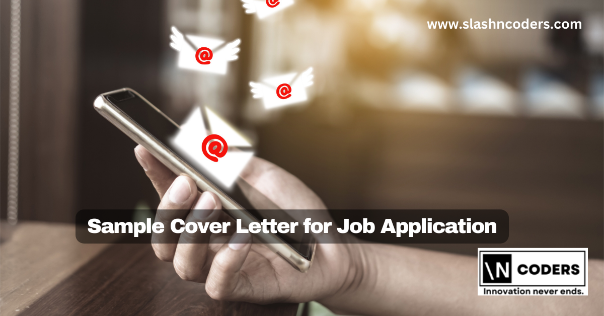 Sample Cover Letter for Job Application