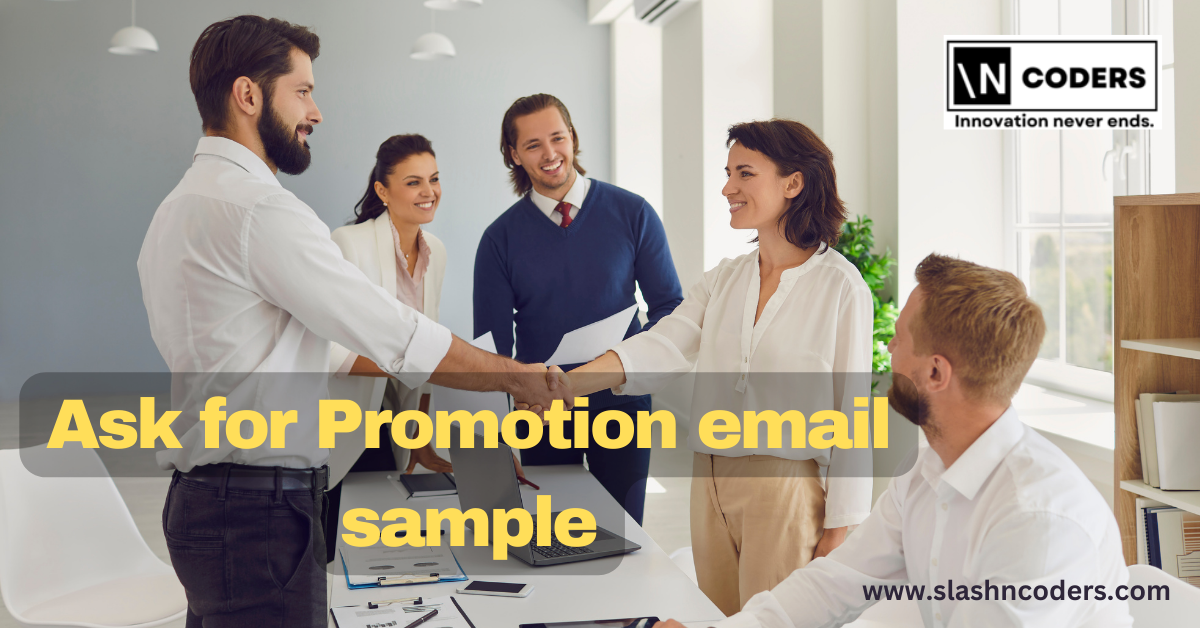 Ask for Promotion email sample