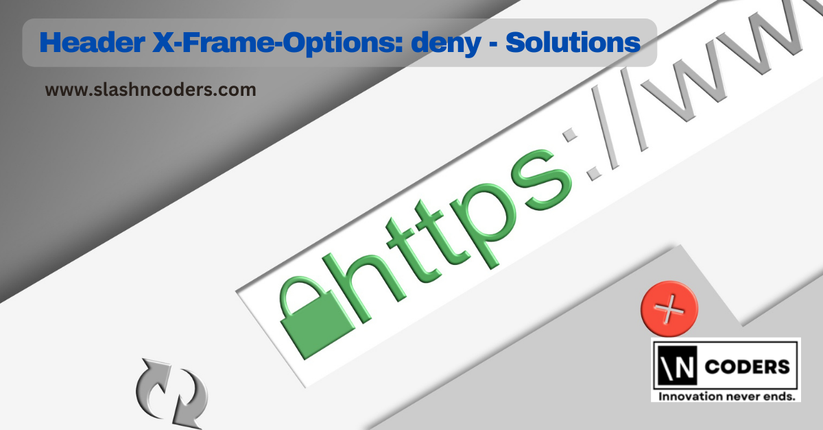 header X-Frame-Options: deny